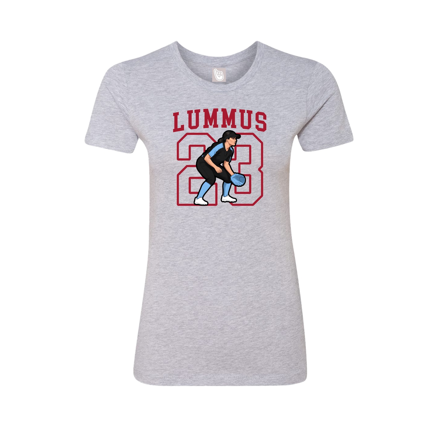 Fitted Women's Tee — Shirsey in Grey