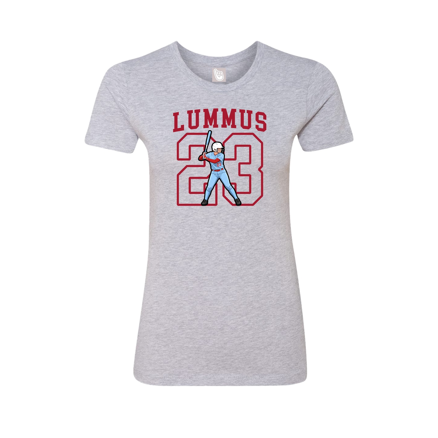 Fitted Women's Tee — Shirsey in Grey