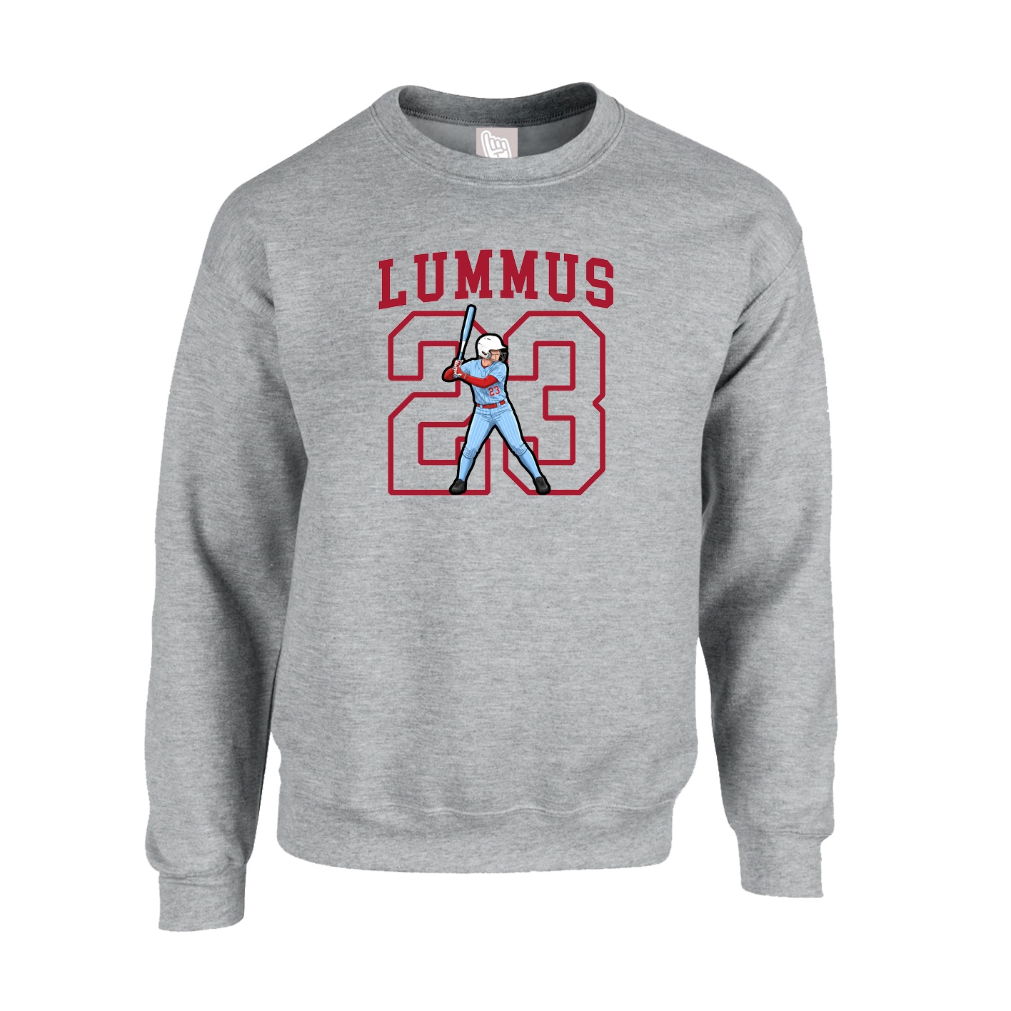 Fleece Crew — Shirsey in Grey