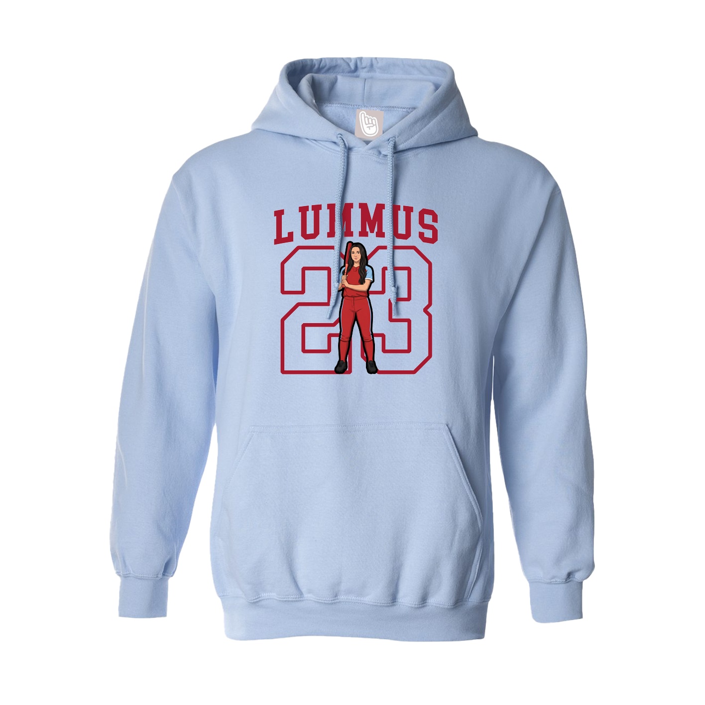 Hoodie — Shirsey in Light Blue