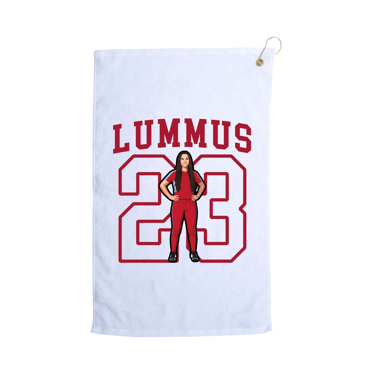 Golf Towel — Shirsey in White