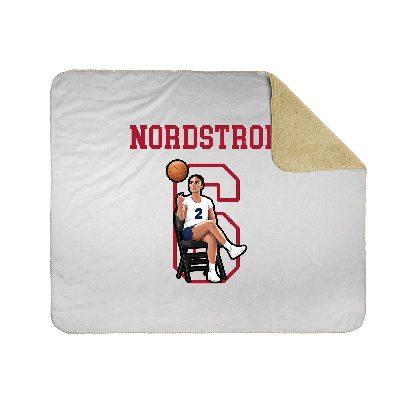 Throw Blanket — Shirsey in White
