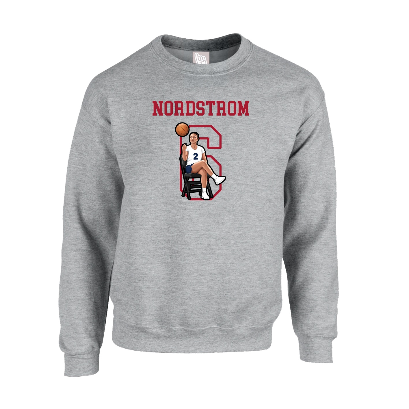 Fleece Crew — Shirsey in Grey
