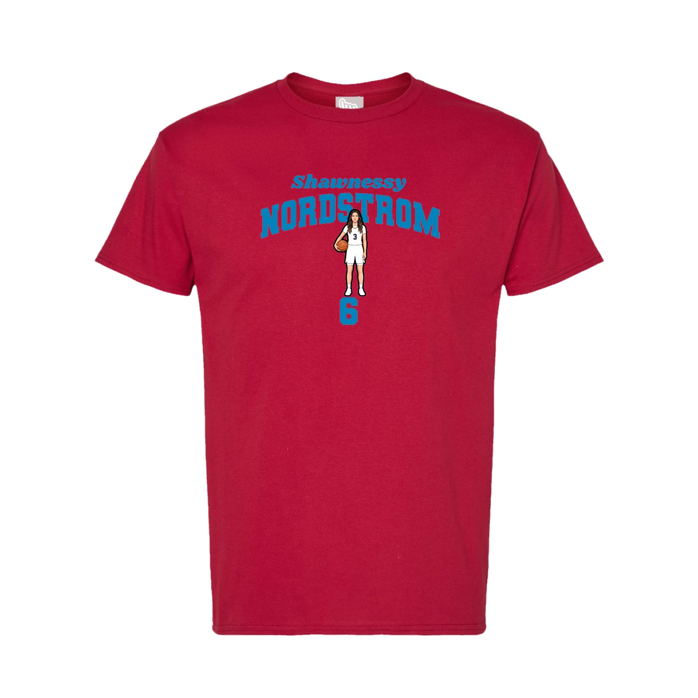 Tee — Signature Arch in Crimson