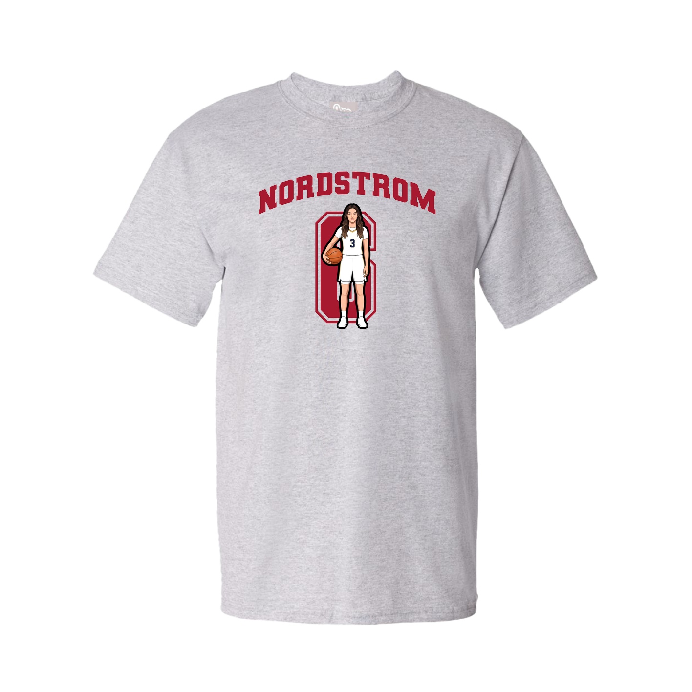 Youth Tee — Number in Grey