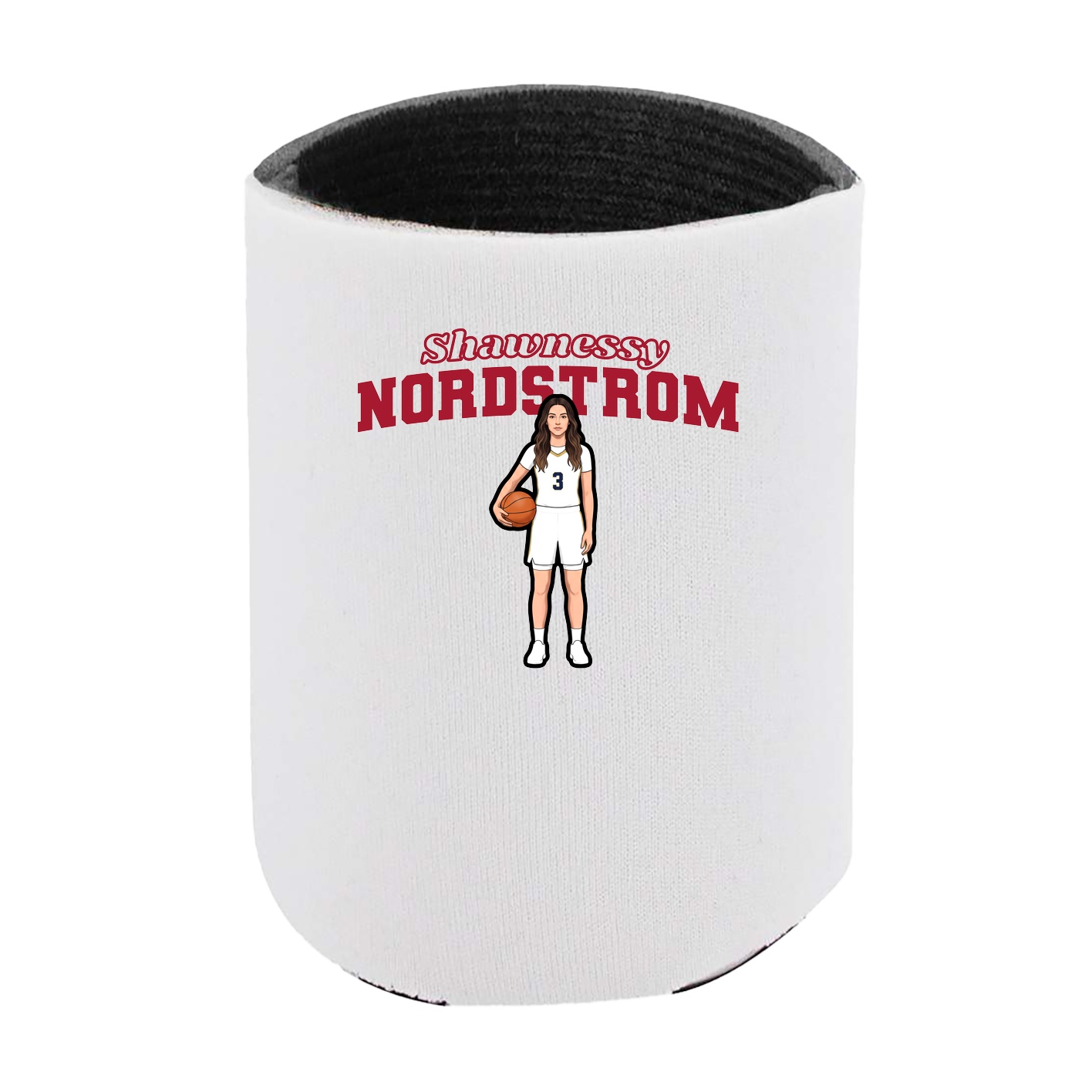 Can Holder — Name Arch in White