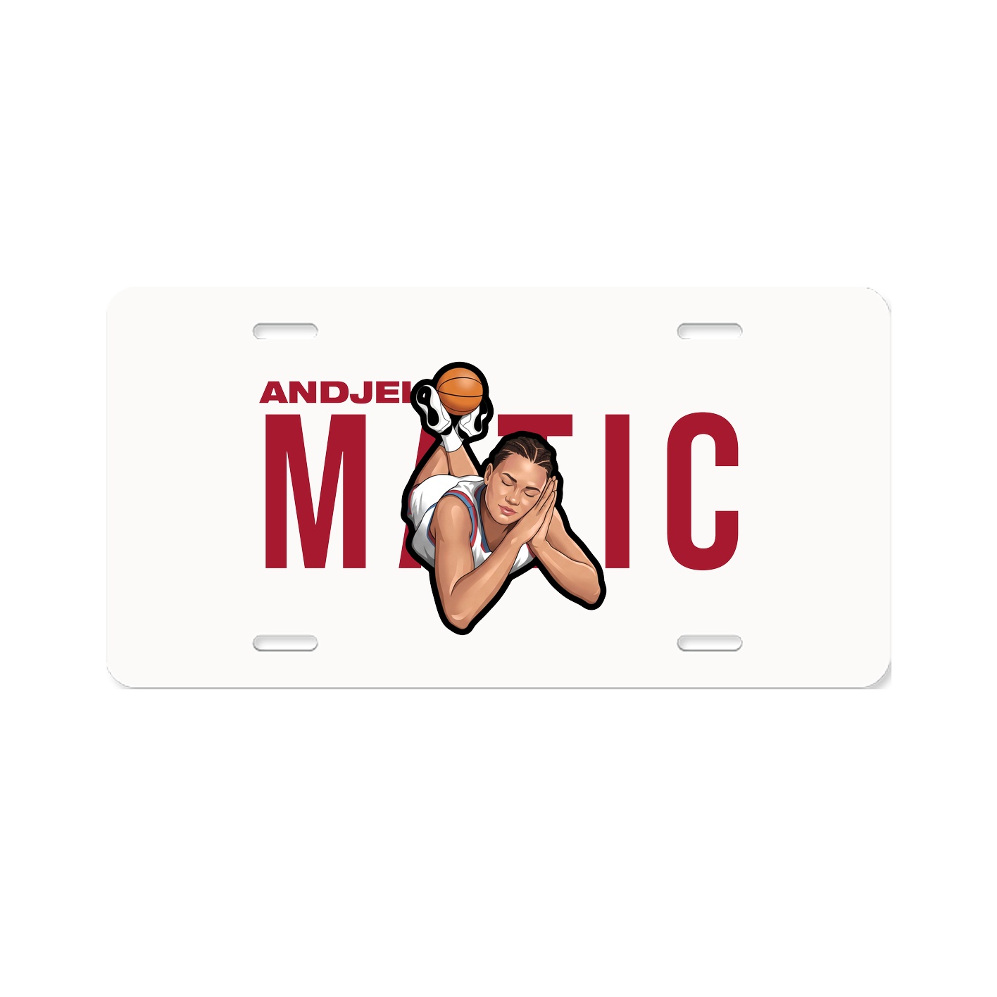 License Plate — Player Name in Classic
