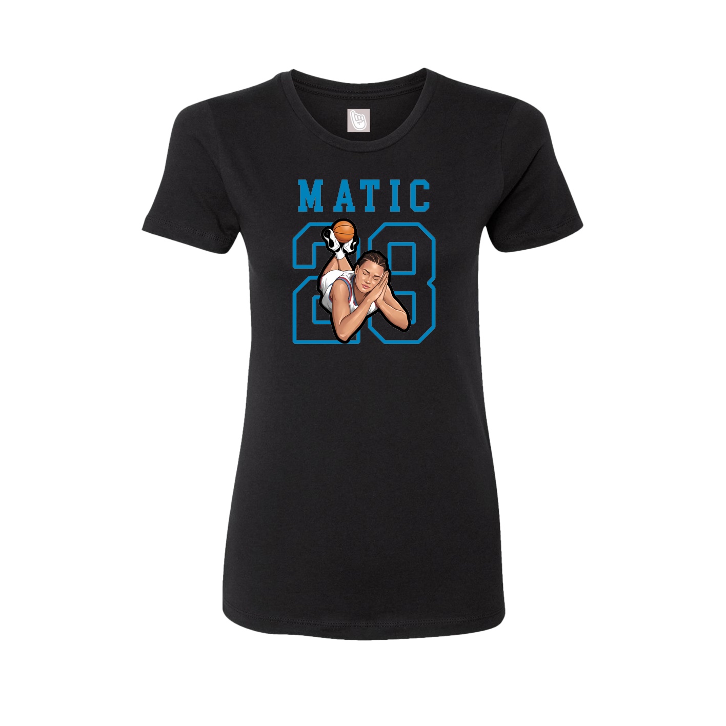 Fitted Women's Tee — Shirsey in Black