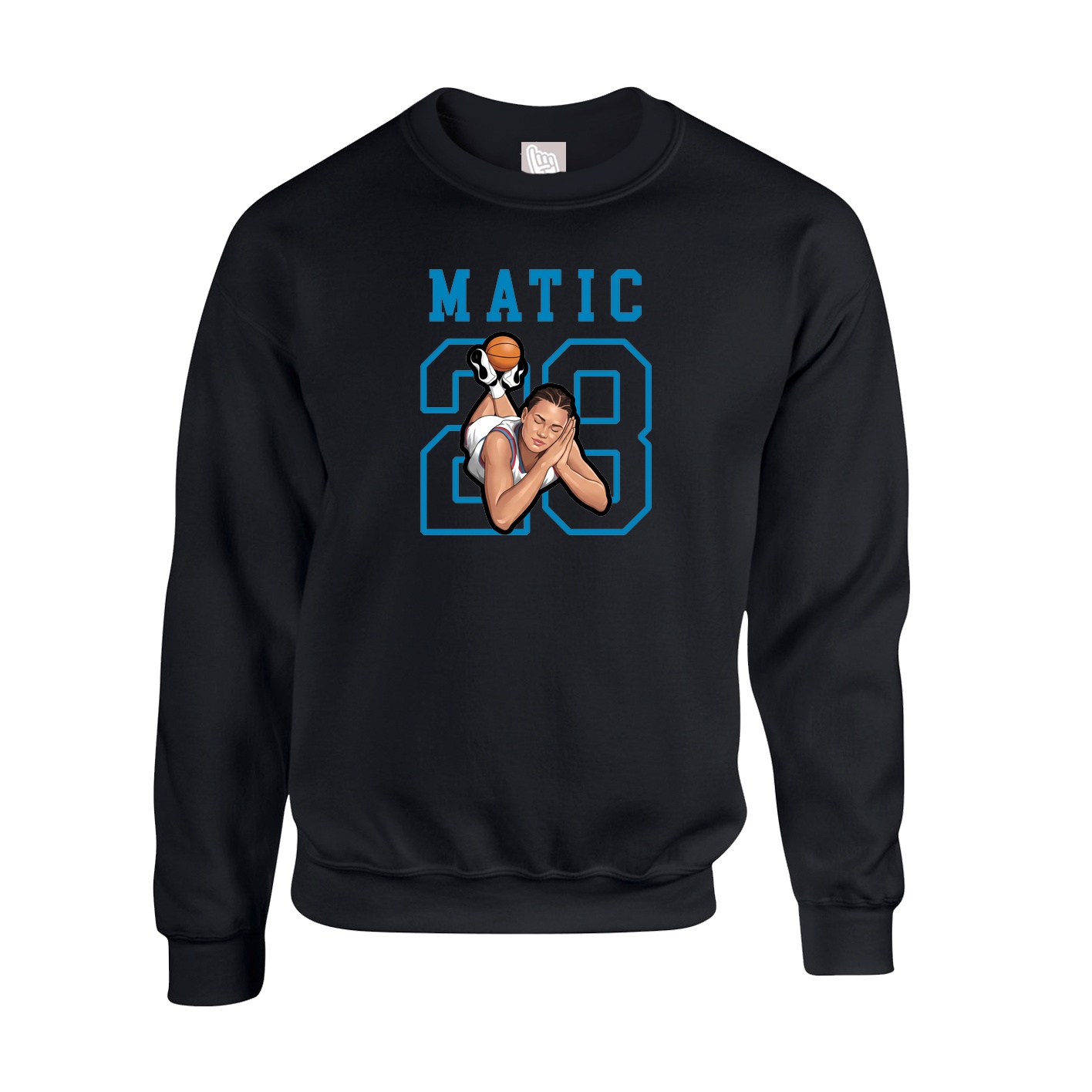 Fleece Crew — Shirsey in Black