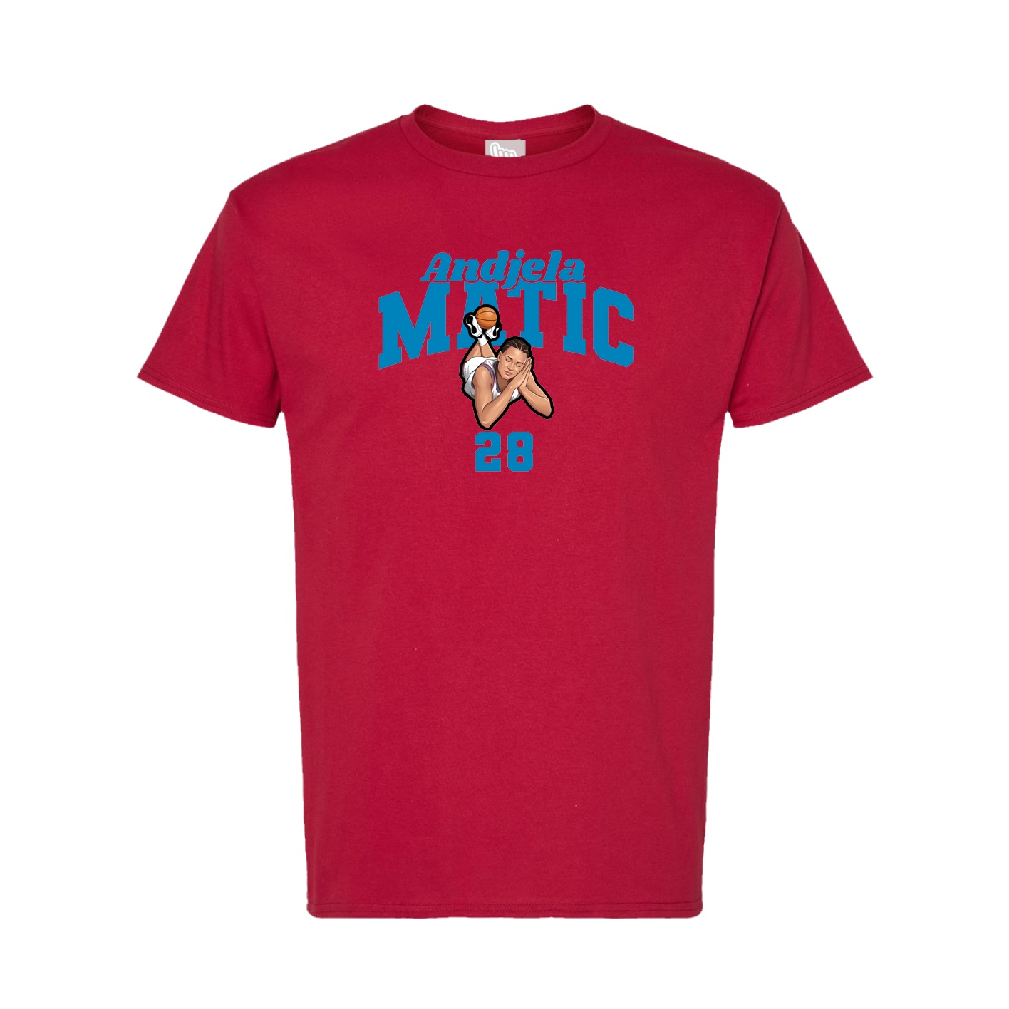 Tee — Signature Arch in Crimson