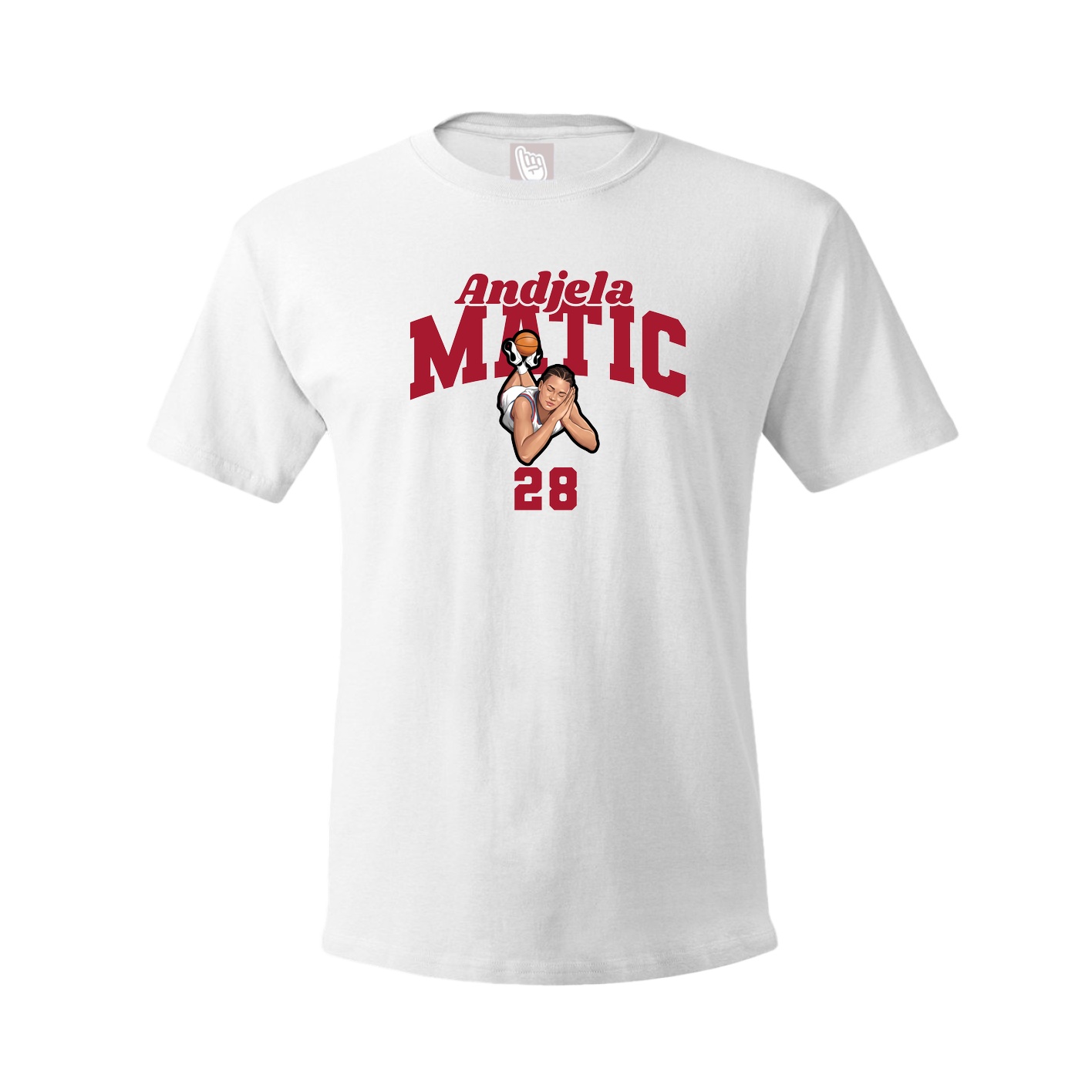Youth Tee — Signature Arch in White