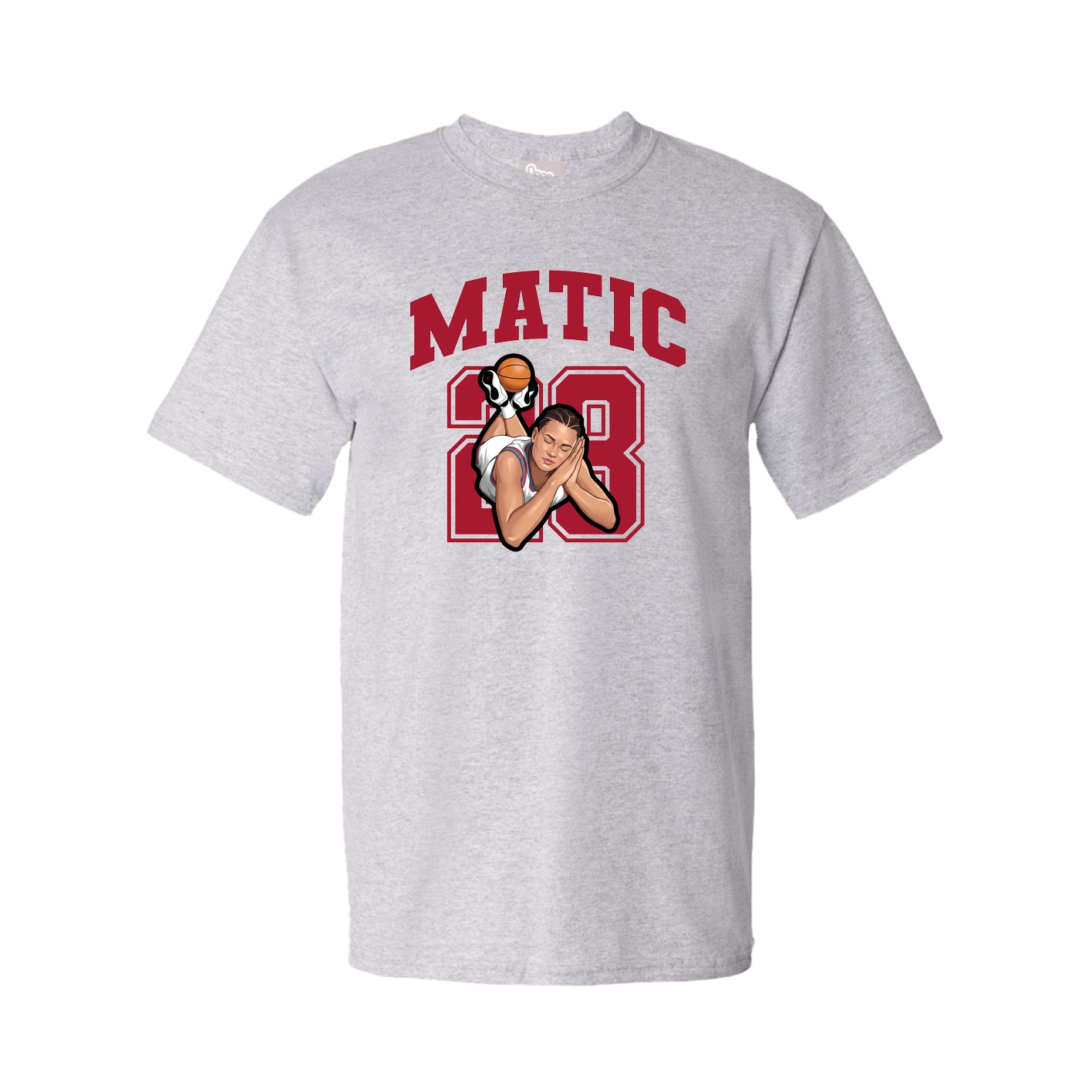 Youth Tee — Number in Grey
