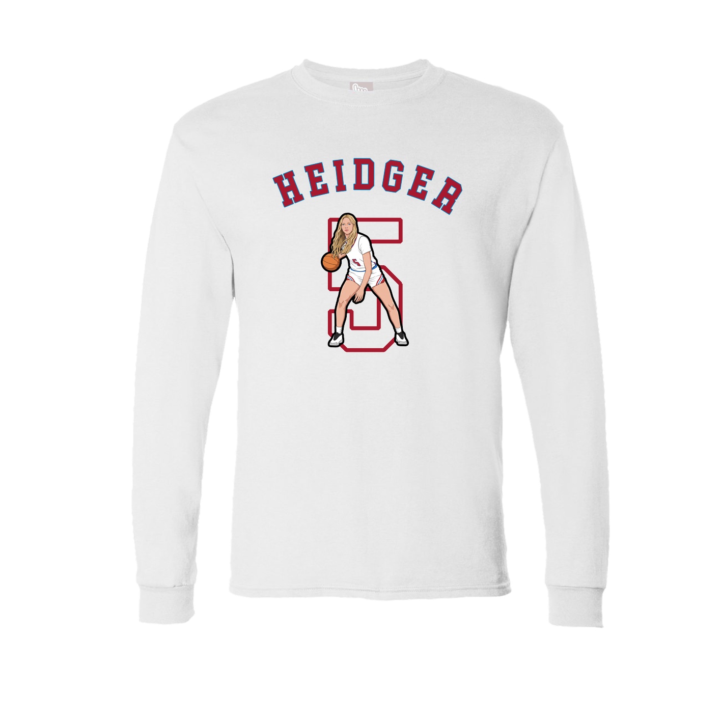 Long Sleeve Tee — Shirsey Arch in White