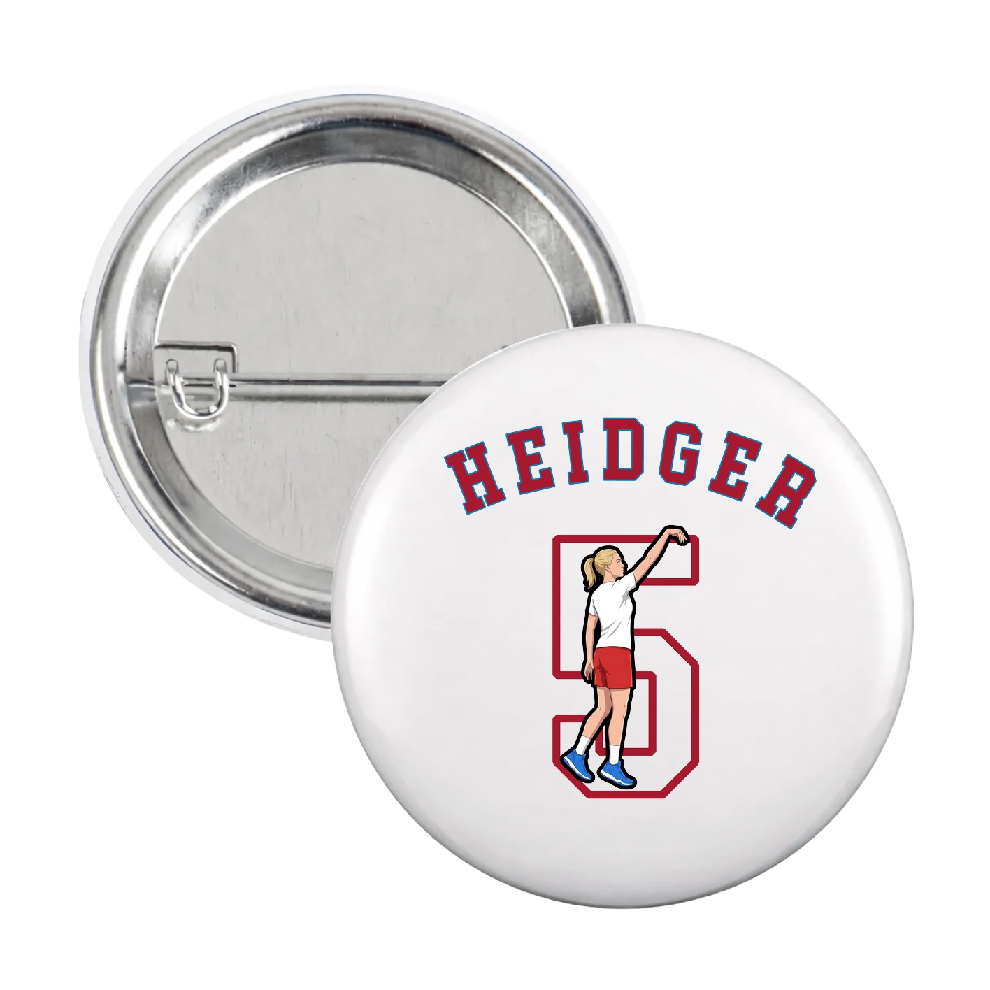 Game Day Button — Shirsey Arch in White
