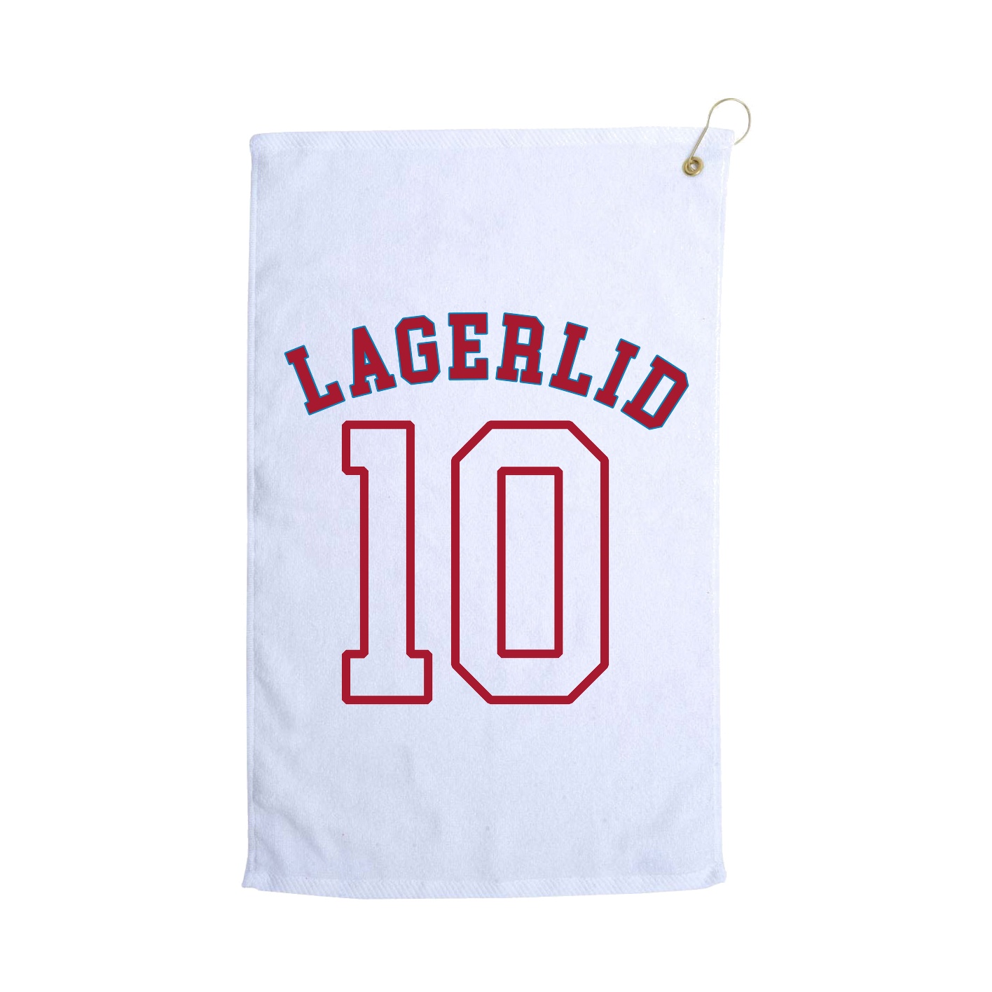 Golf Towel — Shirsey Arch in White