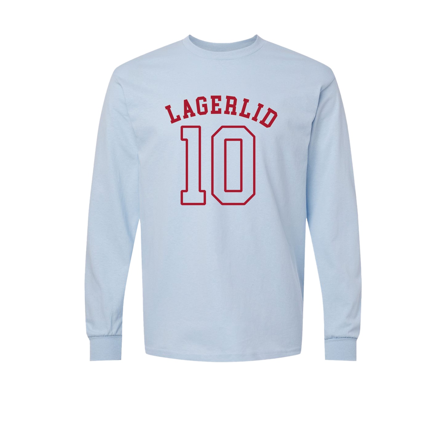 Long Sleeve Tee — Shirsey Arch in Light Blue