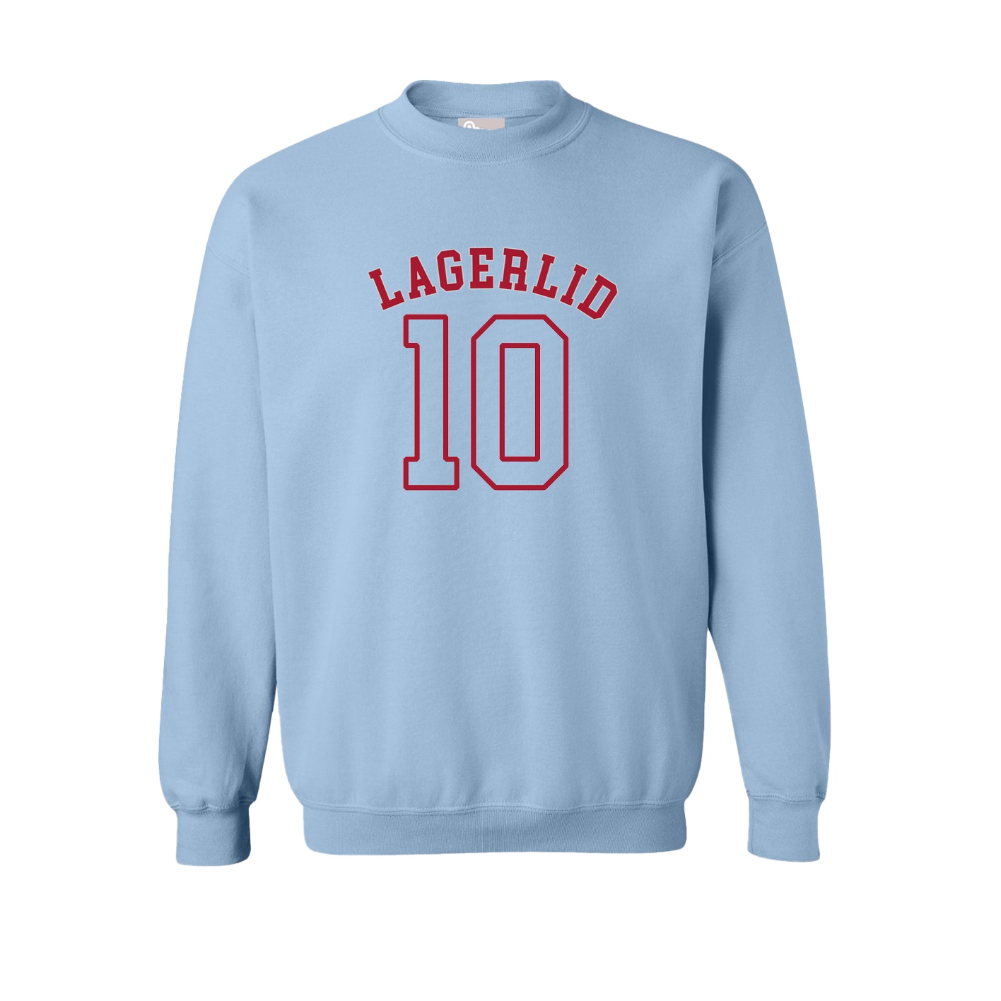 Fleece Crew — Shirsey Arch in Light Blue