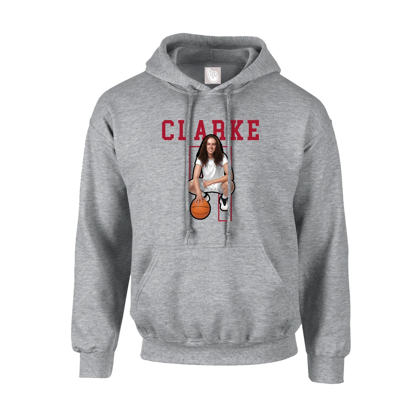 Hoodie — Shirsey in Grey