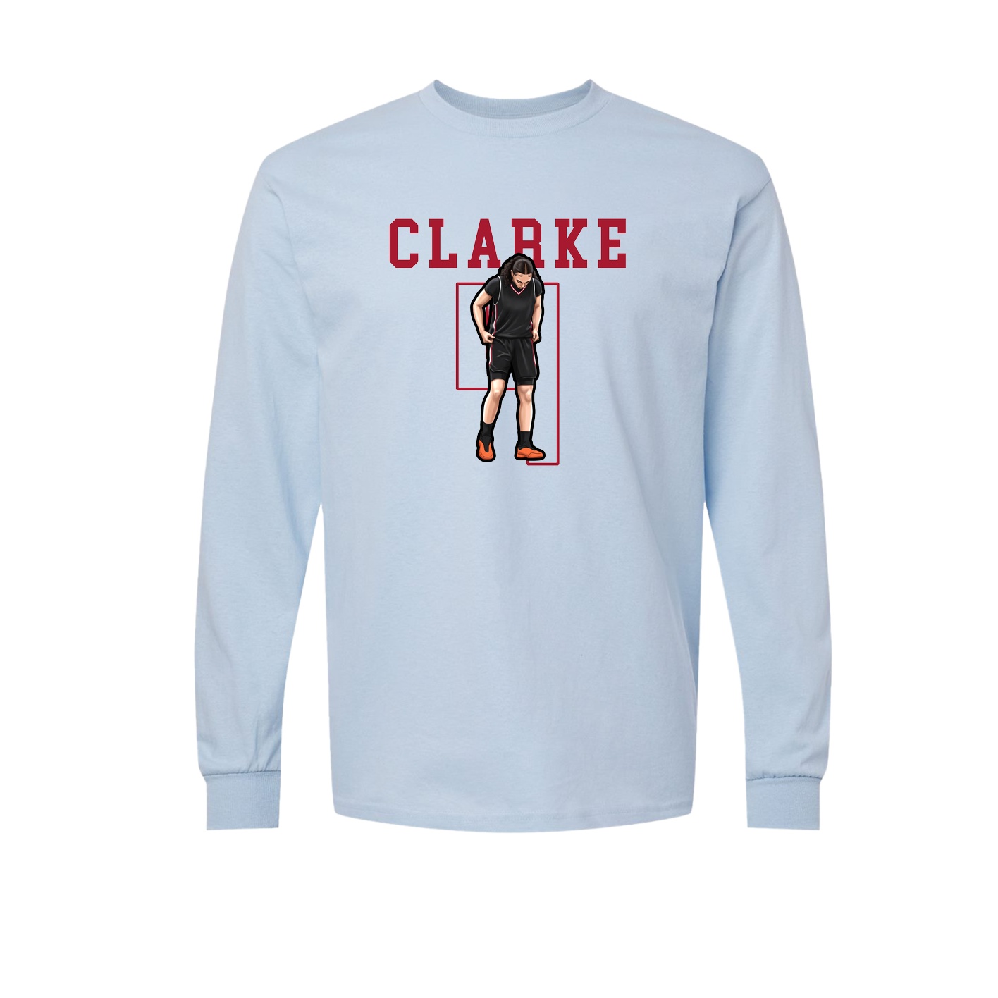 Long Sleeve Tee — Shirsey in Light Blue