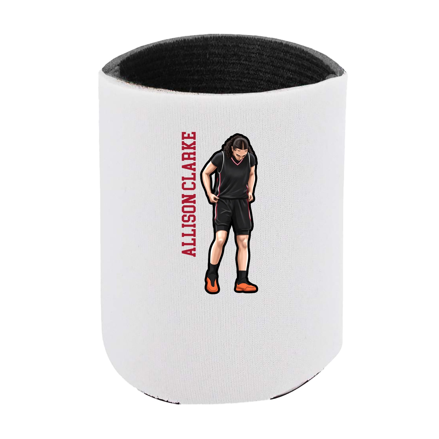 Can Holder — Name Vertical in White