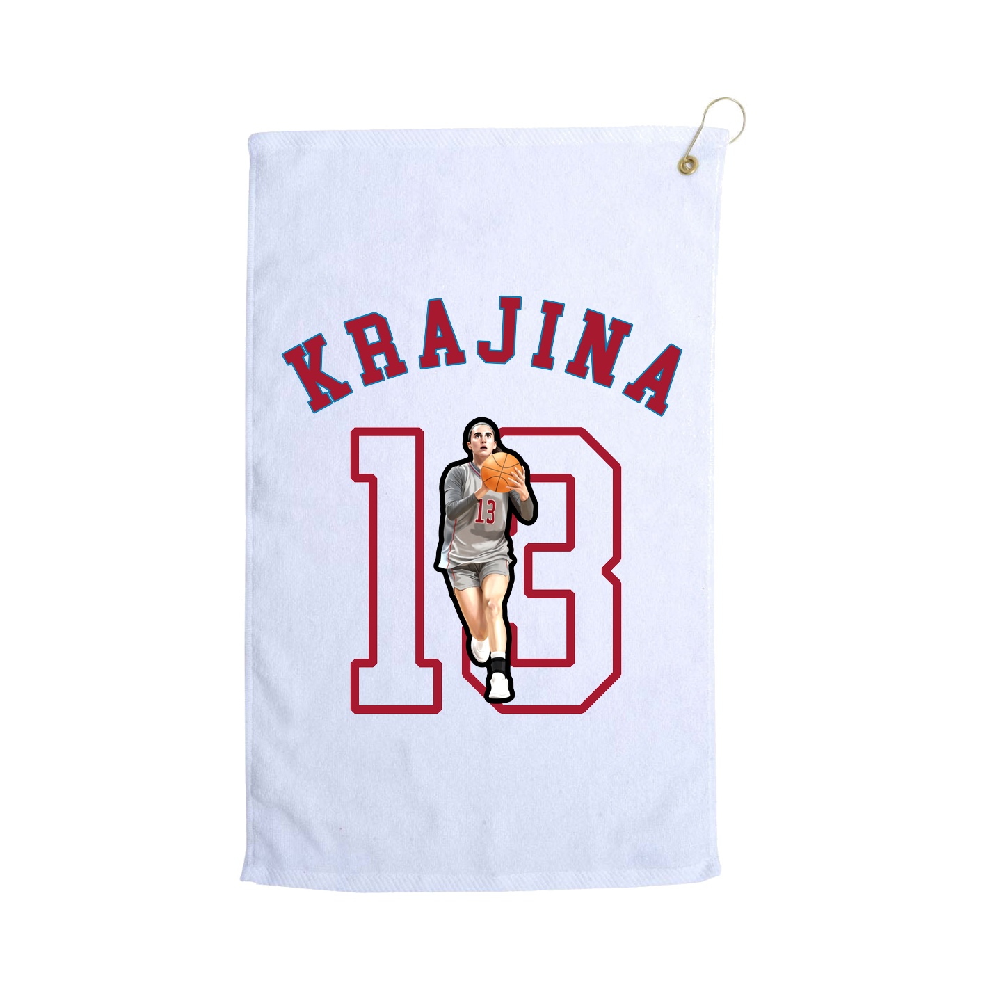 Golf Towel — Shirsey Arch in White