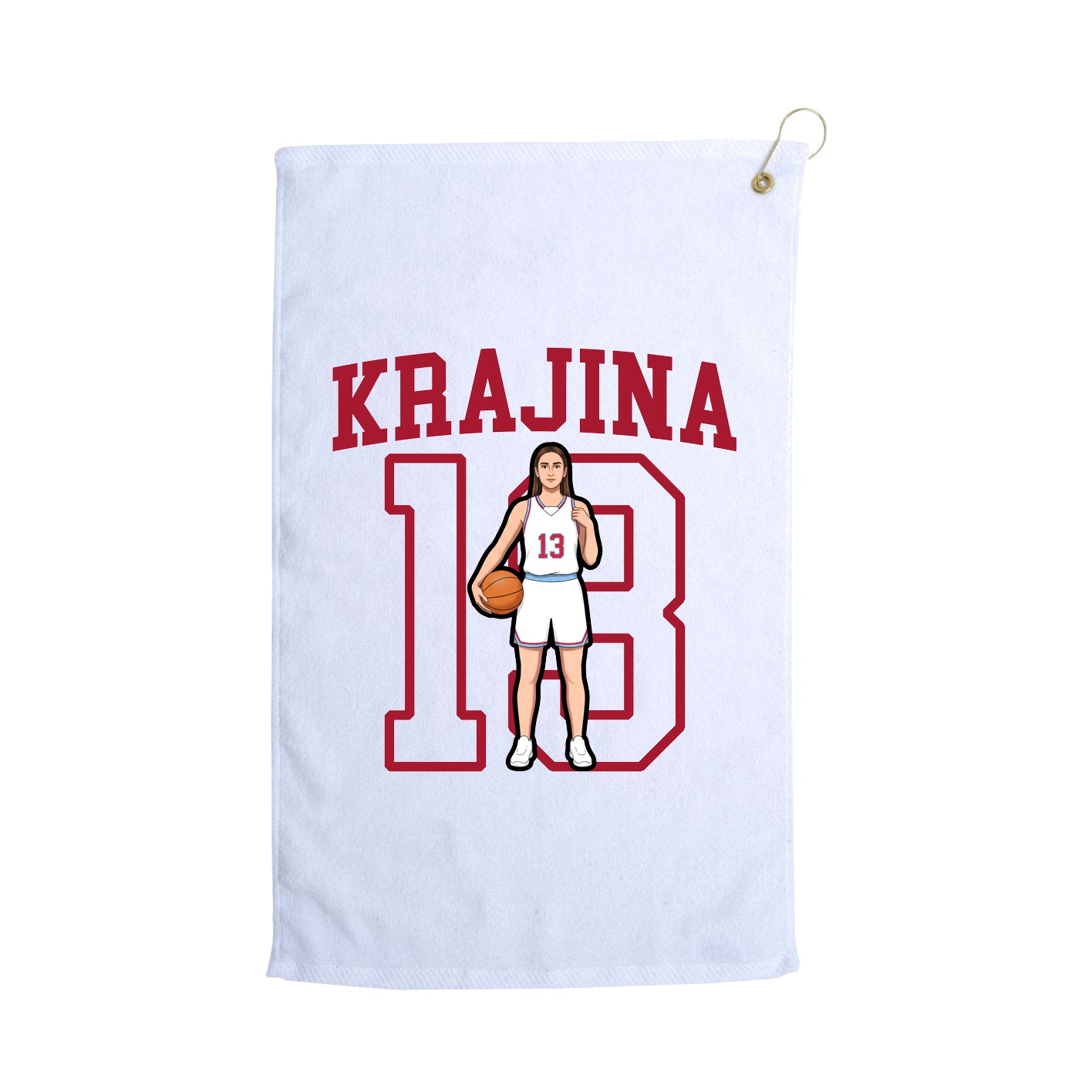 Golf Towel — Shirsey in White