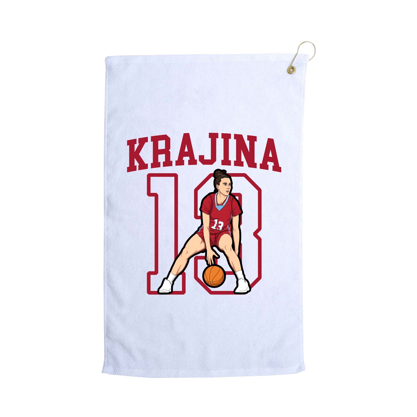 Golf Towel — Shirsey in White