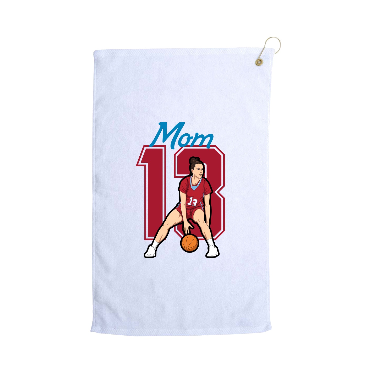Golf Towel — Mothers Day Shirsey in White