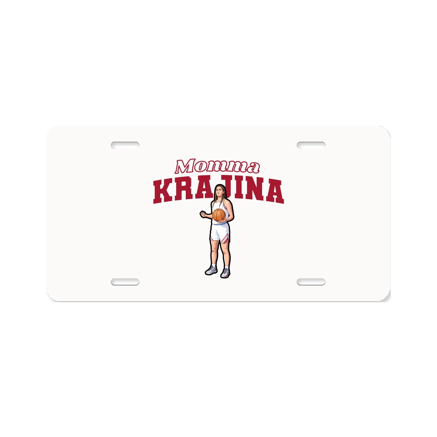 License Plate — Mothers Day Block in Classic