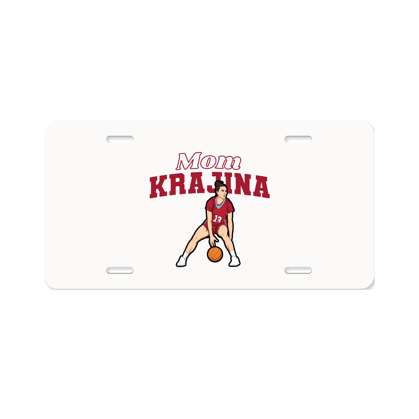 License Plate — Mothers Day Block in Classic
