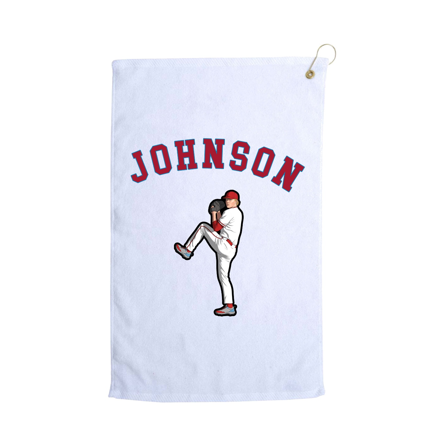 Golf Towel — Shirsey Arch in White