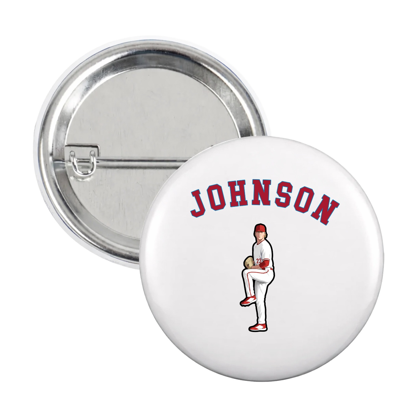 Game Day Button — Shirsey Arch in White