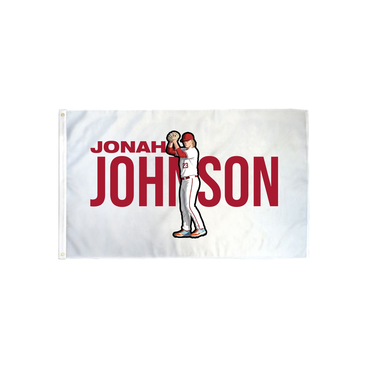 3x5 Flag — Player Name in Classic