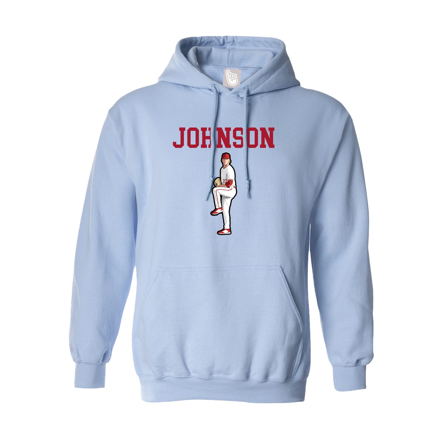 Hoodie — Shirsey in Light Blue