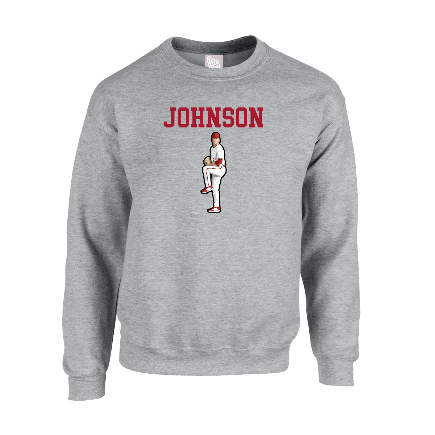 Fleece Crew — Shirsey in Grey