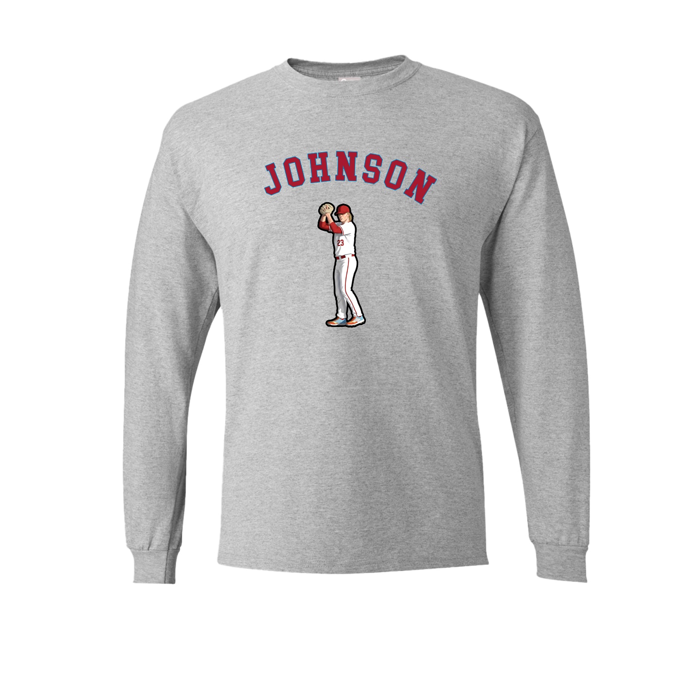 Long Sleeve Tee — Shirsey Arch in Grey