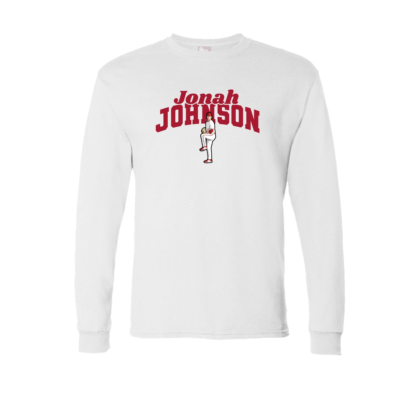 Long Sleeve Tee — Signature Arch in White