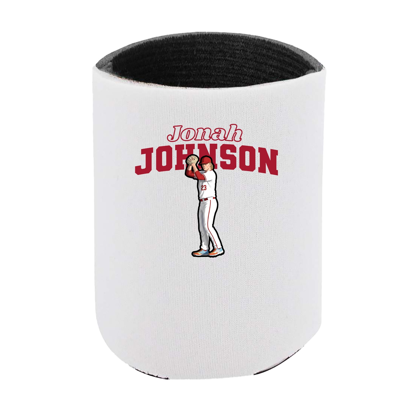 Can Holder — Name Arch in White