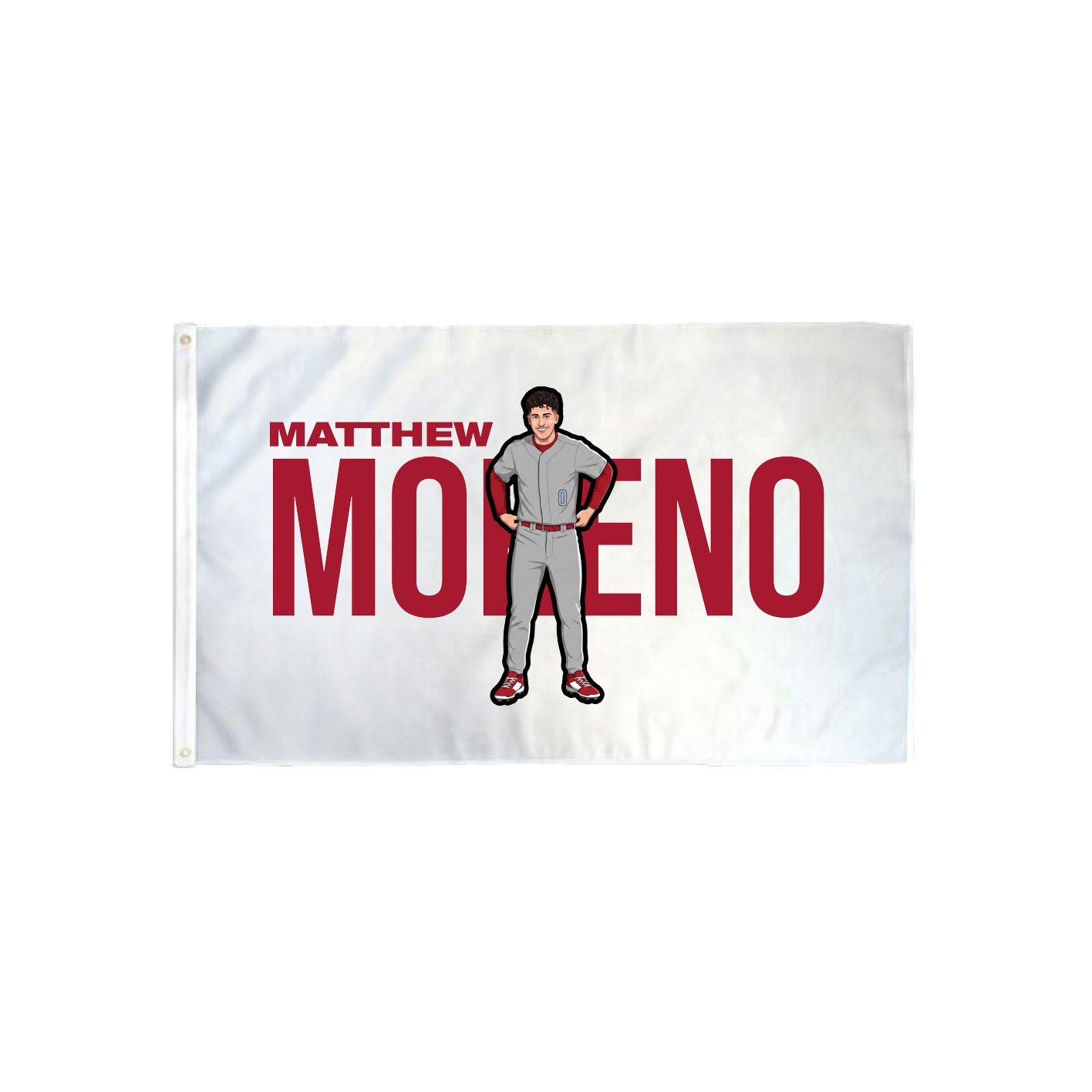 3x5 Flag — Player Name in Classic