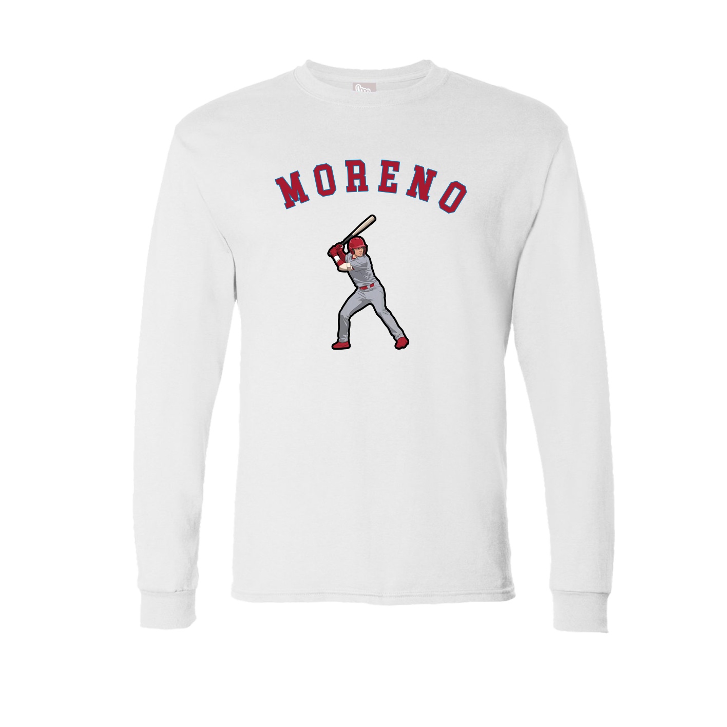 Long Sleeve Tee — Shirsey Arch in White