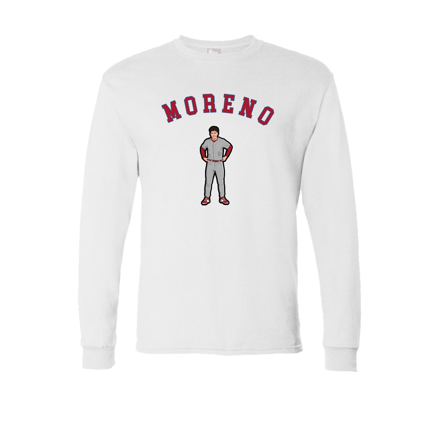 Long Sleeve Tee — Shirsey Arch in White