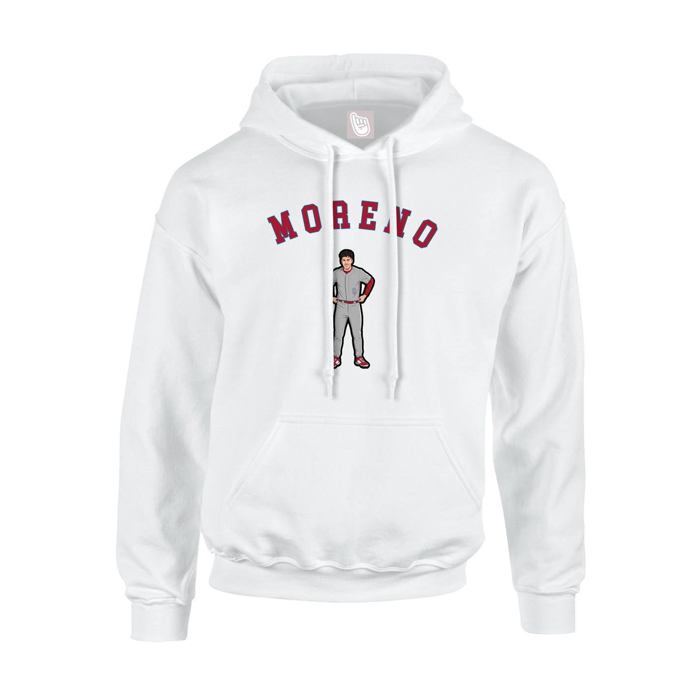 Youth Hoodie — Shirsey Arch in White