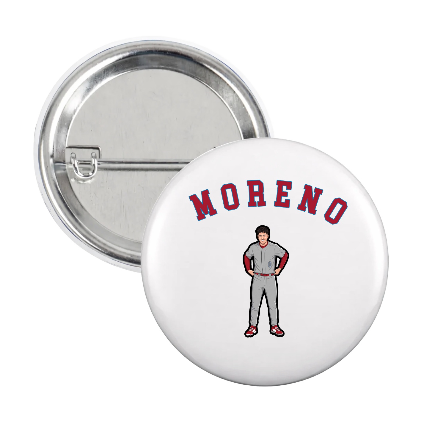 Game Day Button — Shirsey Arch in White
