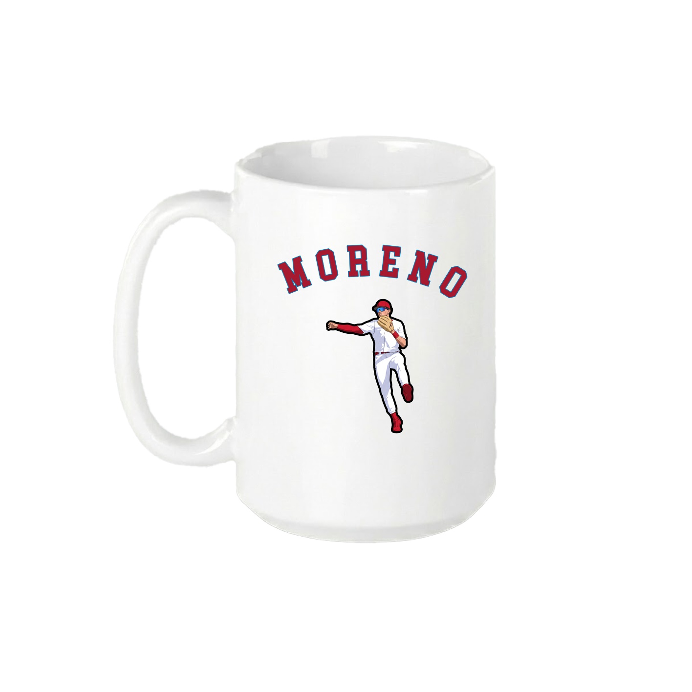 15oz Coffee Mug — Shirsey Arch in White