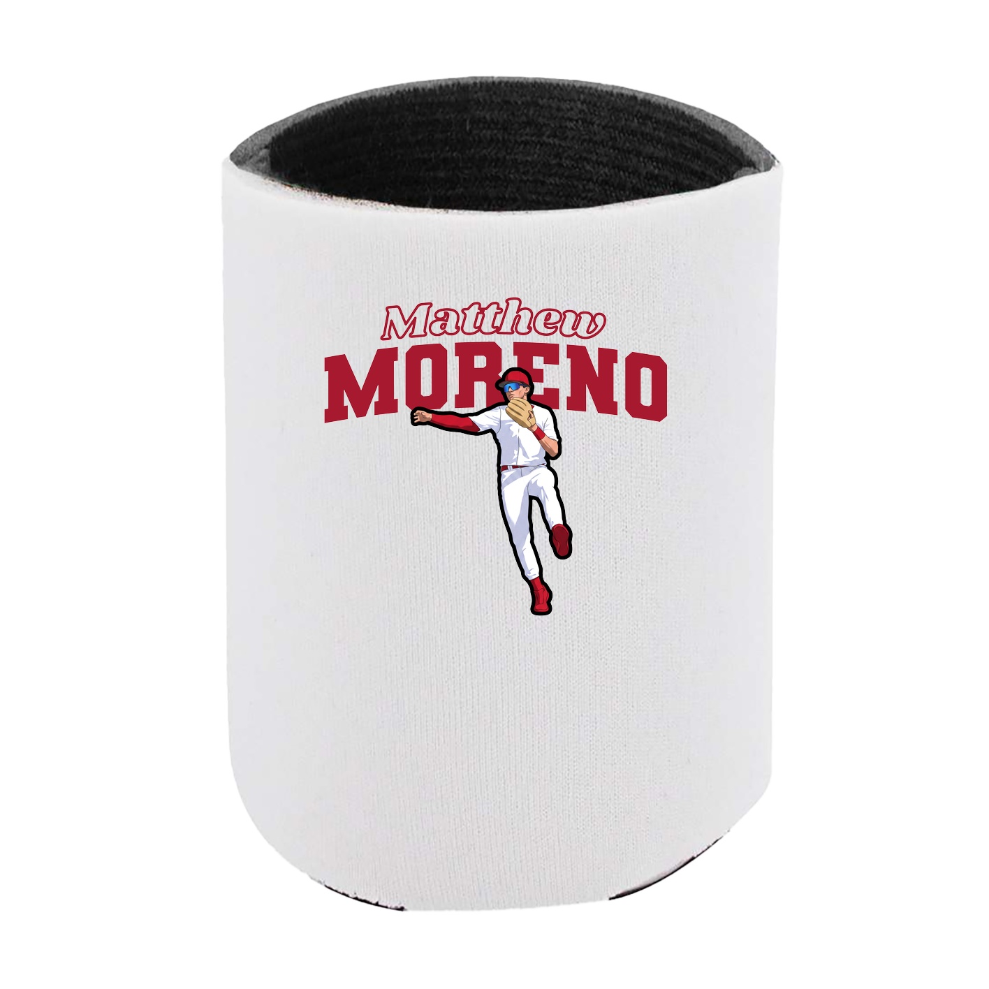 Can Holder — Name Arch in White