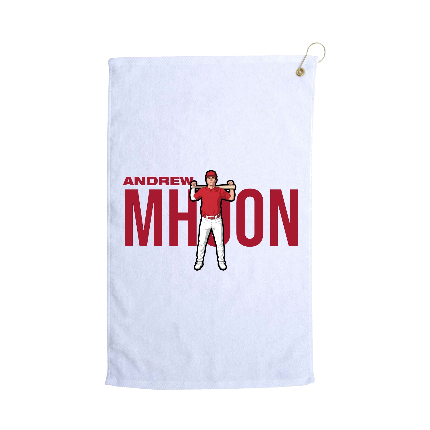 Golf Towel — Player Name in White