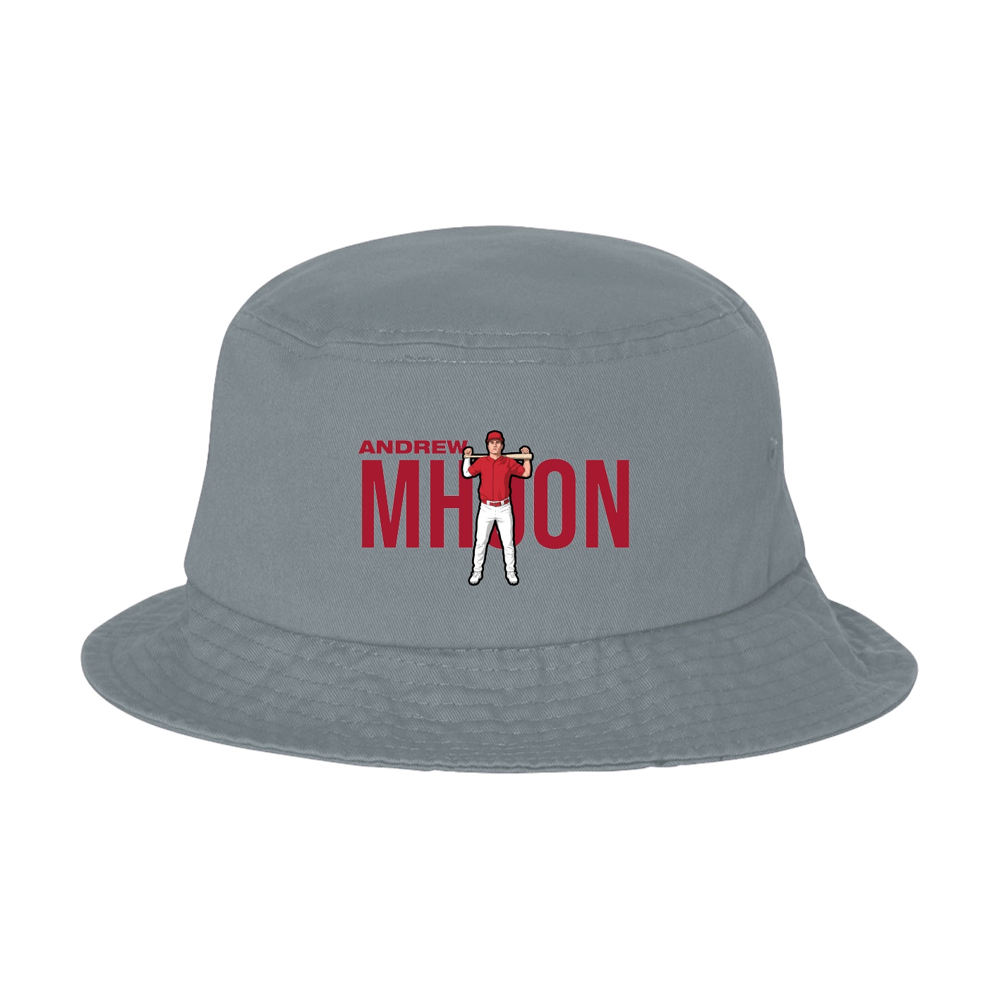 Bucket Cap — Player Name in Grey