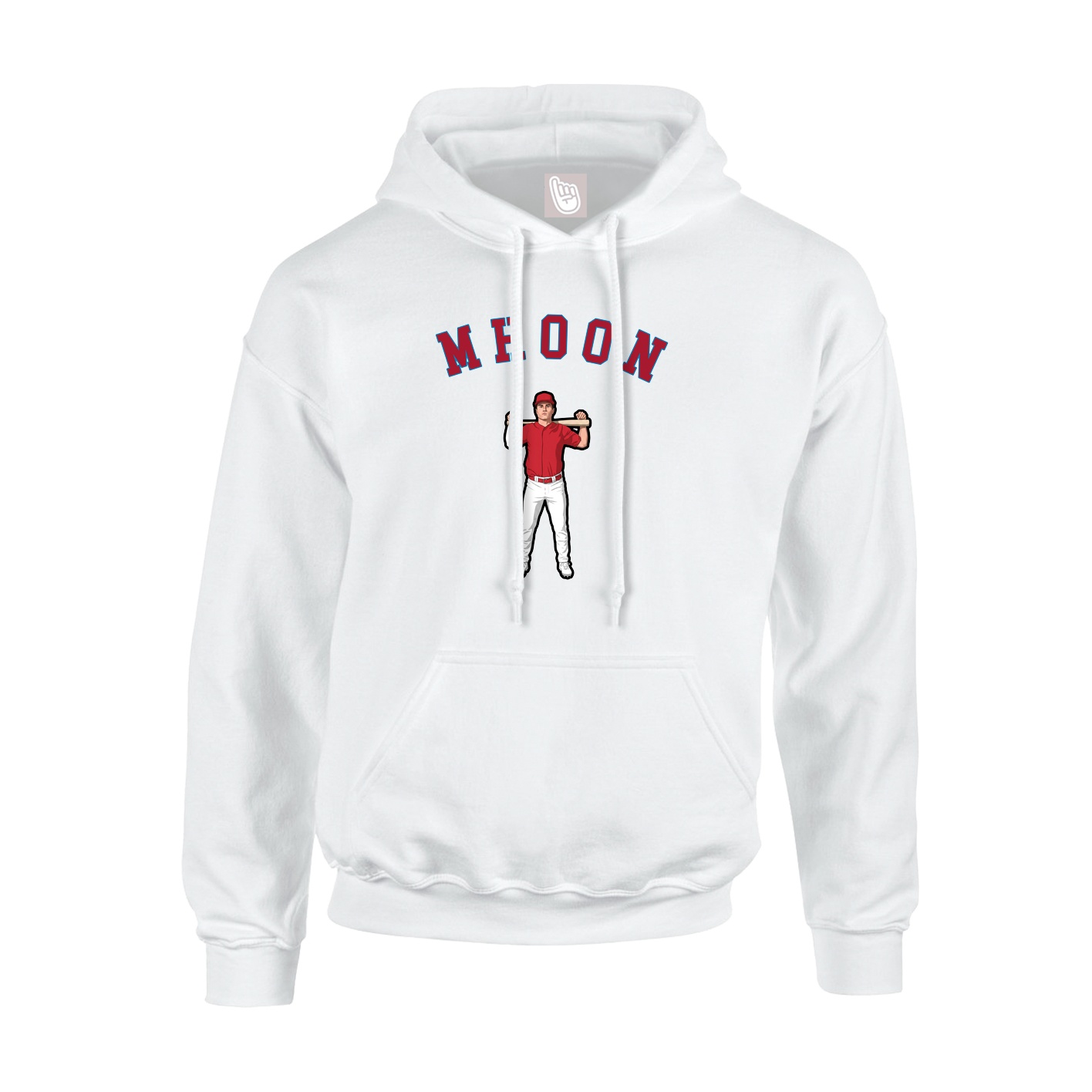 Youth Hoodie — Shirsey Arch in White