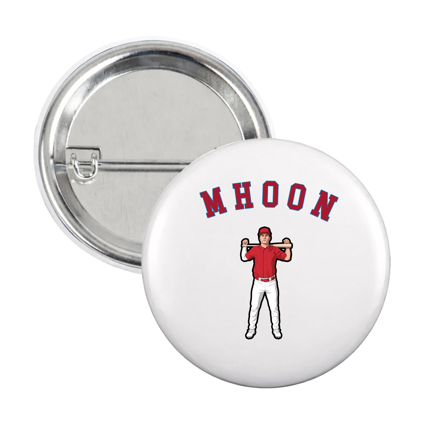 Game Day Button — Shirsey Arch in White