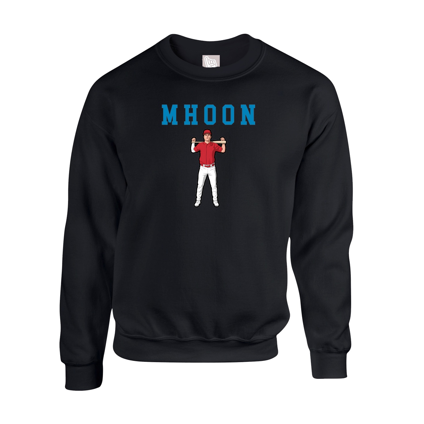 Fleece Crew — Shirsey in Black